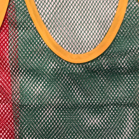 Rasta Jamaica Caribbean Mesh Tank Top Cover XXL - Picture 3 of 6